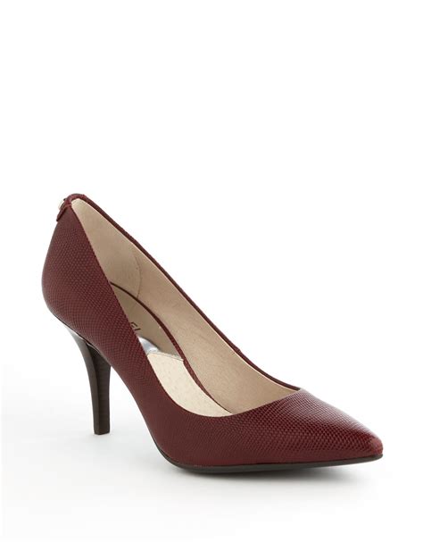 michael kors burgundy pumps|michael kors pumps.